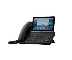 Yealink T87W SIP phone with 16 lines, 7’’ touchscreen, enhanced security and advanced connectivity (Wifi, Bluetooth).