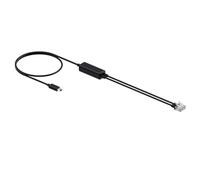 Yealink Telephone Cable for WH64, WH63 E2, WH68 DECT Wireless Headset, Compatible with Cisco/Avaya/Poly/Grandstream/Snom/Mitel/Unify IP Desk Phone, USB to RJ9 Cable