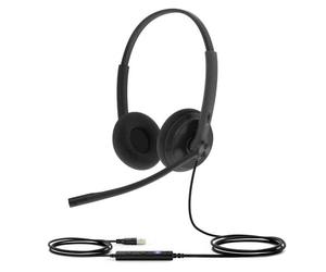 Yealink UH34 Casque Avec fil Arceau Bureau/Centre d'appels Noir
