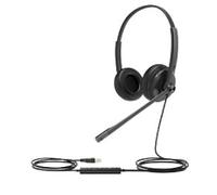 Yealink UH34 Dual UC Wired Headset Over-the-head Noise Cancelling Microphone Yes Stereo Black