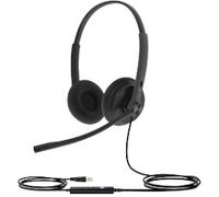 Yealink UH34 Lite Dual - USB-A Duo Headset with USB connection for PC and IP phones - foam ear cushions for everyday comfort