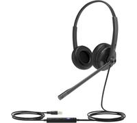 Yealink UH34 Lite USB-A Binaural Corded Headset for Microsoft Teams - Black
