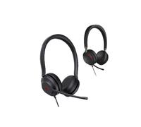 Yealink UH35 Dual UC USB-C/A Headset Wired USB-C/USB-A headset for unified communications, with dual noise-cancelling microphones and long-lasting