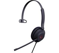 Yealink UH37 USB Mono Headset Noise Cancelling Wired Headset for PC Laptop Teams Certified USB A and USB-C Cable Works with Zoom and Other Leading UC Platforms