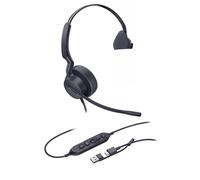 Yealink UH42 MS Mono USB-C/A Wired USB-C/A headset optimised for Teams with AI noise-cancelling microphone, 35 mm HD speaker, and built-in call