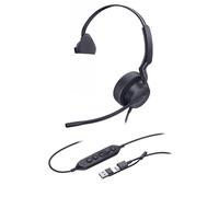 Yealink UH42 UC Mono USB-C/A Wired USB-C/A headset with AI noise-cancelling microphone, 35 mm HD speaker, and built-in call controls.