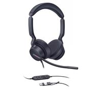 Yealink UH46 Active Noise Cancelling Headset with Microphone, ANC Wired Headsets with Microphone for Office, Teams Certified Headsets for PC USB C to A