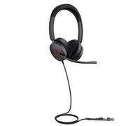 Yealink UH48 Noise Cancelling Headset with Microphone, Active Noise Cancelling Headphones Wired for Work, Teams Headsets Certified ANC USB C/A Headphone for PC