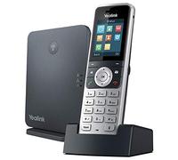 Yealink W53P, High Performance, SIP Cordless DECT Phone System Bundle (Includes 1 x W53H Handset & 1 x W60B Base Station) - Black/Silver