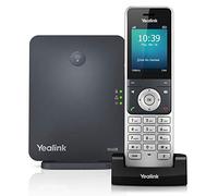 Yealink W60P IP DECT Bundle Package (Includes 1 x W56H Handset & 1 x W60B Base Station) - Silver / Black