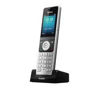 Yealink W76P, High-performance DECT IP Phone System Bundle with User-Centric Design and 2.4 Inch Colour Screen (Includes 1 x W56H Handset & 1 x W70B Base Station) - Black/Silver