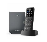 Yealink W77P Rugged DECT IP Phone System Professional rugged DECT IP phone system with cordless handset and base station, designed for reliable voice