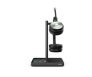 Yealink WH62 Dual UC UC optimised DECT wireless duo headset- ideal for office environments.