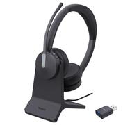 Yealink WH64 Hybrid DECT & Bluetooth Wireless Headset with Charging Stand