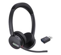 Yealink WH64 Hybrid Dual Teams Headset Wireless Head-band Office/Call center Micro-USB Bluetooth Black
