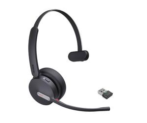 Yealink WH64 Mono MS Microsoft Teams certified wireless headset with Bluetooth AND DECT connectivity that adapts to all work scenarios: office, home