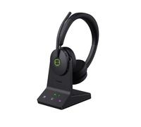Yealink WH68 ANC DECT Wireless Headset with Microphone, 4X AI Noise Cancelling Mic,606 ft Range On Ear Work Headsets,32H Talk Time, Teams Certified Bluetooth Headsets for Work, Computer Desk Phone