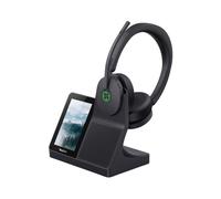 Yealink WH68 Workstation UC DECT Headset with Bluetooth All-in-one UC workstation with DECT and Bluetooth headsets, a touchscreen and a built-in