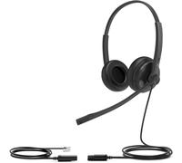 Yealink YHS34 DUAL écouteur/casque Avec fil Arceau Bureau/Centre d'appels Noir