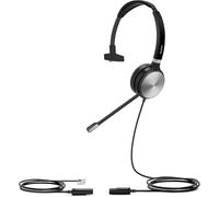 Yealink YHS36 Headset Wired Head-band Office/Call center Black. Silver