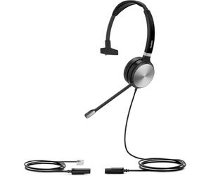 Yealink YHS36 Casque Avec fil Arceau Bureau/Centre d'appels Noir, Argent
