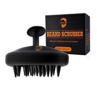 YEALIR Beard Brush for Men, Silicone Beard Scrubber, Deep Cleans, Hair & Beard Exfoliator Helping Beard Shampoo Better Clean the Beard, Good Helper for Beard Oil - Eco & Reusable