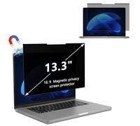 YealRed 13.3 Inch 16:9 Magnetic Laptop Privacy Screen - Anti-Blue Light, Anti-Glare, Anti-Scratch, Double-Sided, Removable Laptop Privacy Screen Protector (13.3 Inch 16:9-300 x 176 mm)