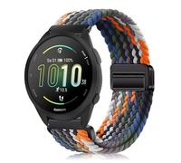 YealRed 20mm Nylon Strap Compatible with Garmin Forerunner 570 42mm / Vívoactive 6/5, Magnetic Buckle Sport Band for Garmin Forerunner 165/165 Music (Colorful)