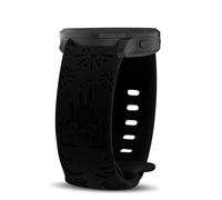 YealRed 20mm Strap for Garmin Forerunner 70, Women's Silicone (Black)