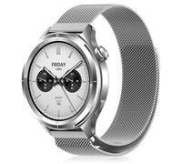 YealRed 22 mm Metal Strap for Xiaomi Watch 5 /S5 /S4 /S4 Sport/S3 /S2, Quick Release Stainless Steel Mesh Strap, Magnetic Replacement Band for Xiaomi Redmi Watch 5 Active/ 5 Lite/ 3 Active (Silver)