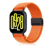 YealRed 22mm Nylon Strap Compatible with Xiaomi Watch S4 / S4 Sport/ S3 /S2 /S1 Pro/S1 Active, Magnetic Buckle Sport Band for Xiaomi Redmi Watch 5 Active / 5 Lite/ 3 Active (Orange)