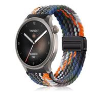 YealRed 22mm Nylon Strap for Amazfit Active Max/Balance 2 /Balance/Bip 6/5 /Pop 3S, Magnetic Buckle Nylon Sport Band Compatible with Amazfit GTR 4 /GTR 3 Pro/GTR 3 /GTR 2e (Colorful)