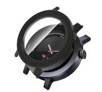 YealRed Case Compatible with CMF by Nothing Watch 3 Pro, Hard PC Case with Tempered Glass Screen Protector, Anti-scratch and Shock-Absorbing Protection for CMF by Nothing Watch 3 Pro - Black