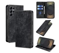 YealRed Case For Samsung Galaxy S25 Ultra 5G Wallet Premium Leather Flip Case with Card Slots Magnetic Closure Kickstand Shockproof Protective Compatible with Galaxy S25 Ultra Phone Case (Black)