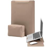YealRed Laptop Sleeve Case for 13-14 inch, with Stand (Light apricot) | Ultra-Thin Laptop Cover for Mac Neo 13" 2026, Mac Air 13" (2026-2018), Mac Pro 13-14" (2026-2020), with Charger Pocket