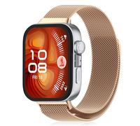 YealRed Metal Strap for Huawei Watch Fit 5 Pro/4 Pro/5/4/3, Metal Mesh Magnetic Buckle, Adjustable Stainless Steel Replacement Band Men and Women for Huawei Watch Fit 5 Pro/4 Pro/5/4/3 (Rose gold)