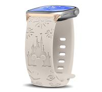 YealRed Silicone Strap Compatible with Huawei Watch Fit 4 pro/ 4/3, Casual Fashion Replacement Band, Women's Cute Cartoon Engraving Watch Band for Huawei Watch Fit 4 pro/ 4/3 (Starlight)