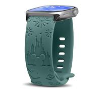 YealRed Silicone Strap for Huawei Watch Fit 5 Pro/4 Pro/5/4/3, Casual Fashion Replacement Band, Women's Cute Cartoon Engraving Band Compatible with Huawei Watch Fit 5 Pro/4 Pro/5/4/3 (Green)