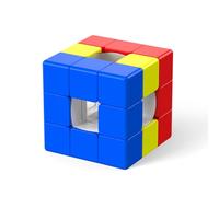 Yealvin 3×3 Hollow Sandwich Magic Cube, Void Speed Cube Brain Teasers Puzzle Toys for Kids Puzzles Collection Enlightenment Cube