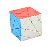 Yealvin Axis Cube, 4x4x4 Axis Magic Speed Cube 4x4 Stickerless Fisher Cube Brain Teasers Puzzle Toys for Kids