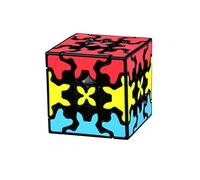 Yealvin Gear Cube, 3x3 Sandwich Gear Magic Cube3x3x3 Twisty 3D Puzzle Cube Brain Teasers Puzzles Toys