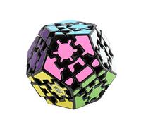 Yealvin Gear Megaminx Cube 3D Gear Cube Brain Teasers Puzzles