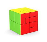 Yealvin Puppet Cube 3x3 Stickerles Bandaged Magic Speed Cube Puzzle Cube Brain Teasers
