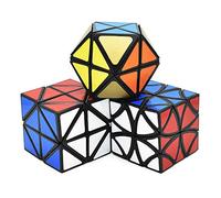 Yealvin Puzzle Cube Set, Magic Cube Bundle of Butterfly Curvy Copter Cube, Helicopter Square Cube and Tangential Helicopter Cube, Twisty New Copter for Kids Antistress Toys Puzzle Cubes 3Pack