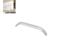 Yeandshi 12 Pack Silver Kitchen Cabinet Handles, Aluminum 192MM Hole Center Bow Modern Furniture Drawer Pulls.