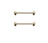 Yeandshi 2 Pcs of 128MM Light Luxury Zinc Alloy White Handle Shell Gold Wardrobe Cabinet Door Handle Drawer Cabinet Hardware Knob Modern and Simple.