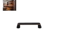 Yeandshi Pack of 2 Black Red 96MM Drawer Hardware Modern Kitchen Cabinet Door Pulls for Kitchen and Bathroom Cabinets.