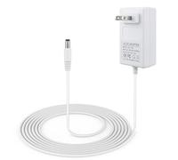 YEAOI 10 ft Power Cord for 4moms mamaRoo 4, 12V 3A Charger for RockaRoo Baby Swing, AC Adapter, White
