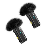 YEAOI 2-Pack Windscreens for Hollyland Lark M1 and Lark C1 Wireless Lavalier Microphone Wind Cover, Furry Deadcat for Noise Cancelling