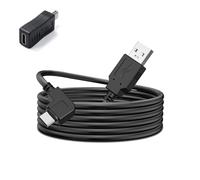 YEAOI USB C Dash Cam Cable for Rove R2-4K, 11.5 ft Power Cord for REDTIGER Car Dashboard Camera, with Mini USB Adapter